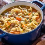 como fazer sopa de macarrao​
