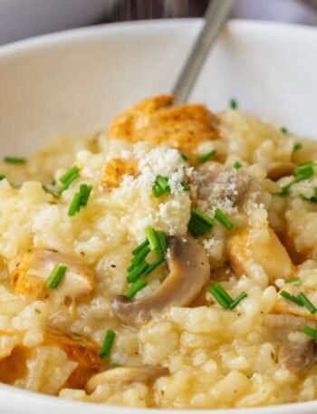 risoto de frango​