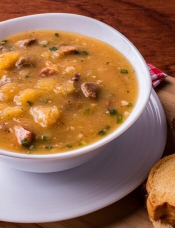 receita de caldo de mandioca