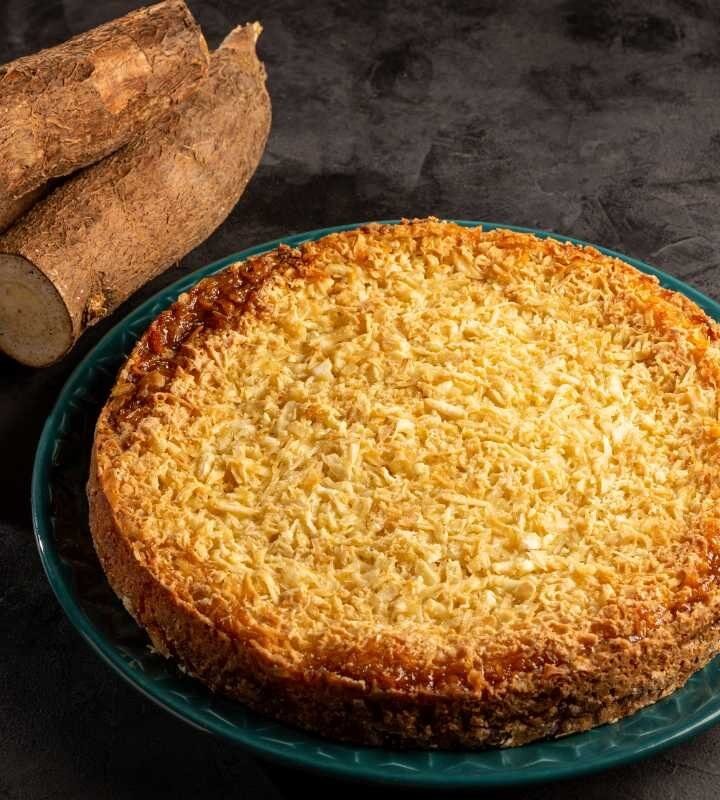 Bolo de Mandioca Crua: