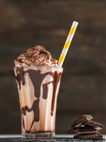 Milk-shake de Chocolate com Sorvete