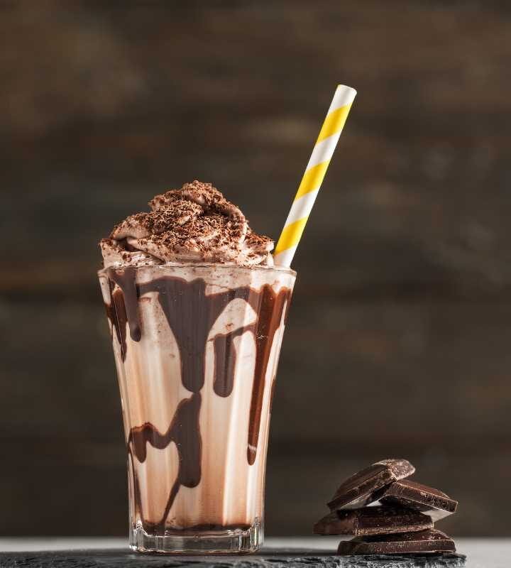 Milk-shake de Chocolate com Sorvete
