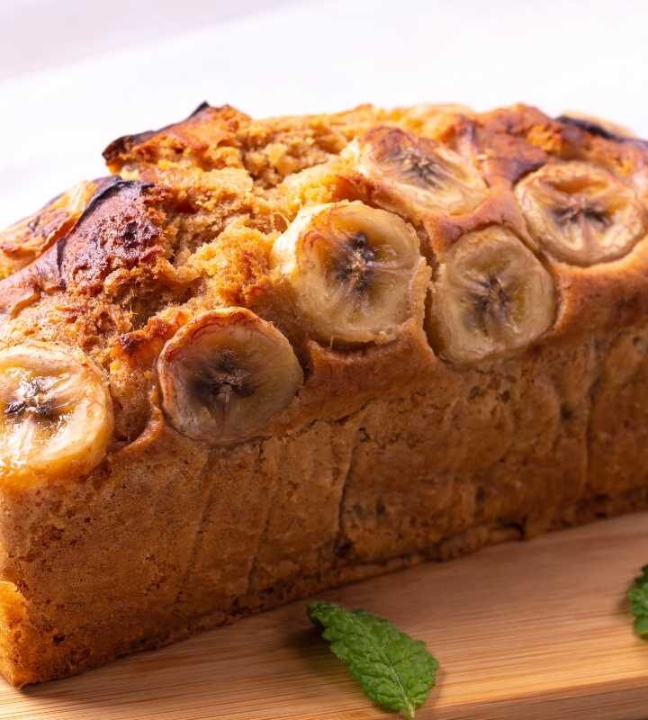 Bolo Fit de Banana com Maçã