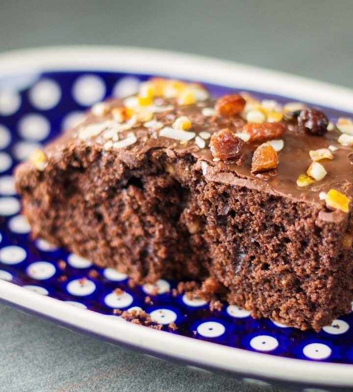 Bolo de Cacau Fit com Aveia