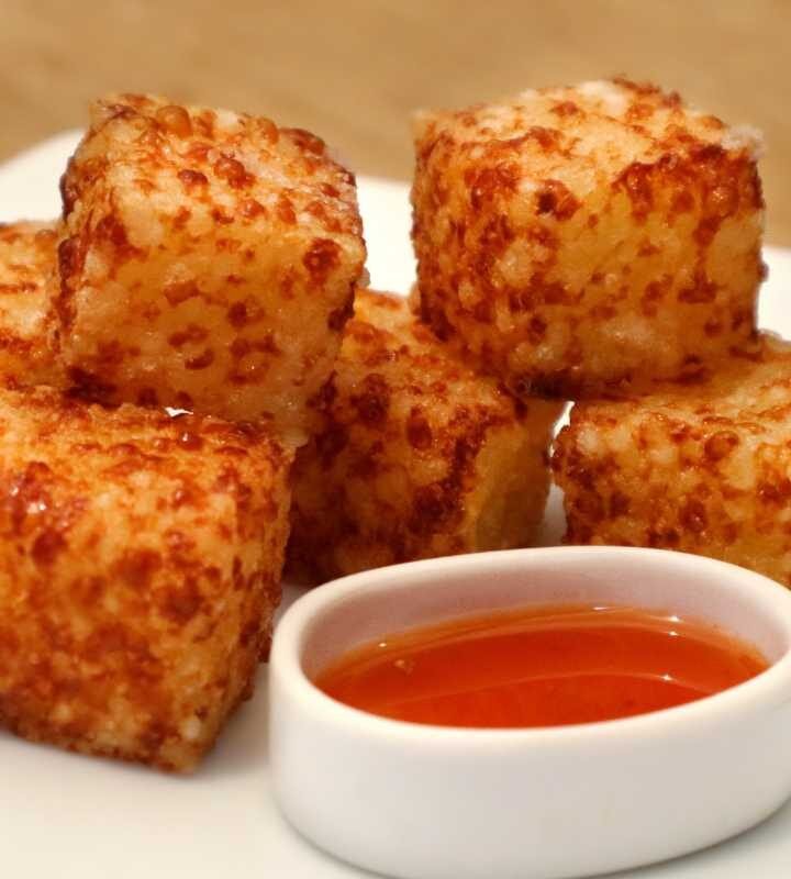 Palitos de tapioca na airfryer