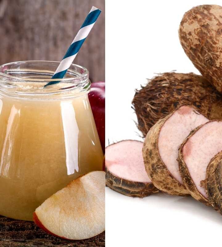 Suco de Inhame com Maçã