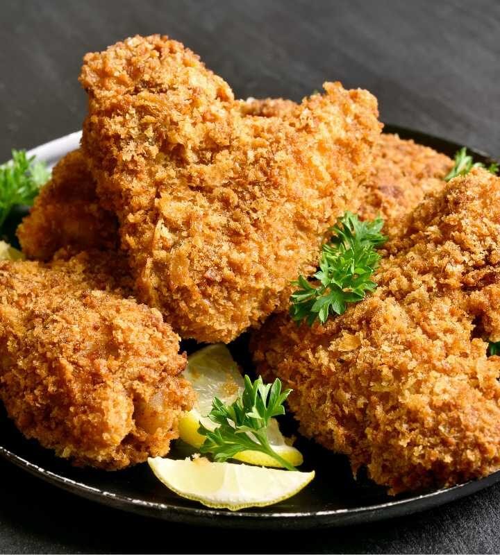 Frango empanado