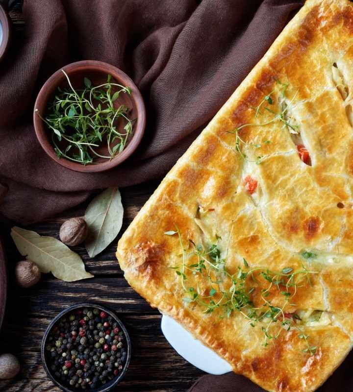 Torta de Frango com Catupiry: