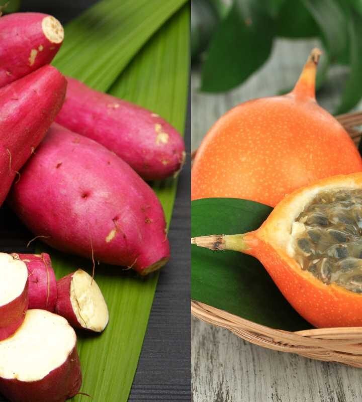Suco de Batata Doce com Maracujá
