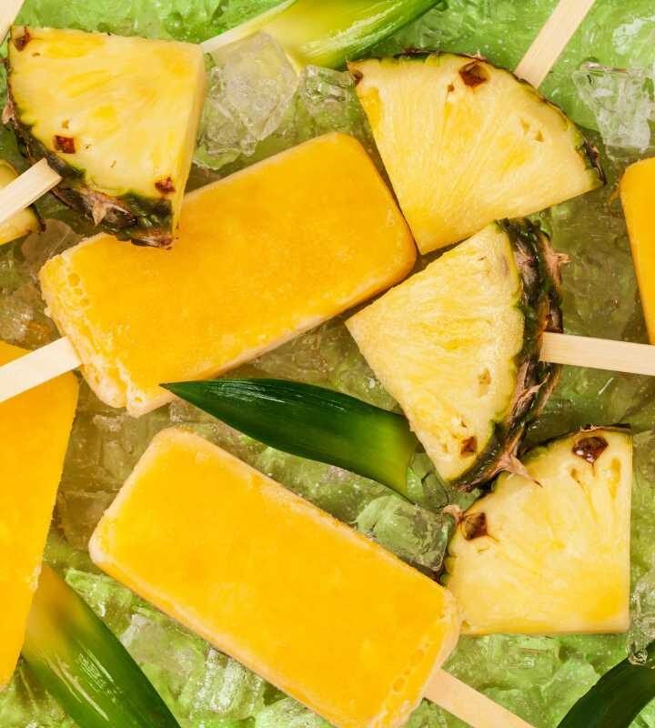 O Geladinho de Abacaxi Mais Refrescante