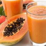 suco de cajú e mamão